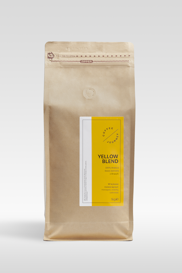 Kawa ziarnista 100 % arabika z Brazylii Yellow Blend Coffee Journey